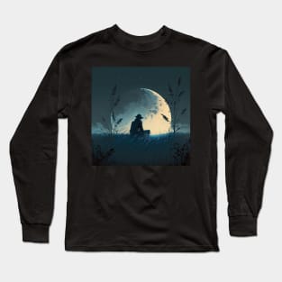 Full Moon and Full Sadness Long Sleeve T-Shirt